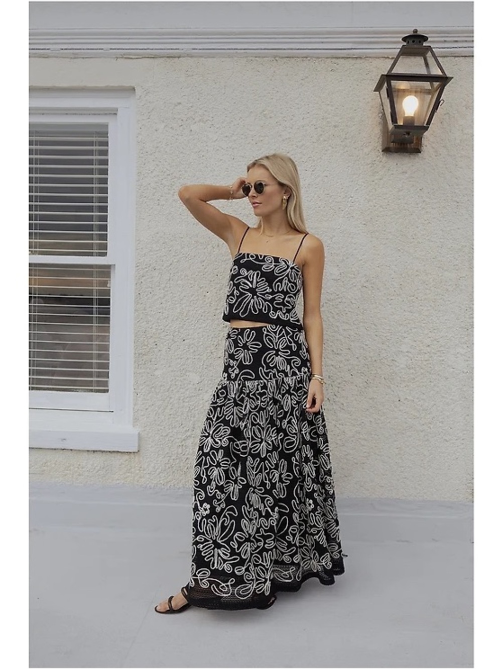 Antonio Melani x Style by Simkins Aoife Embroidered 2 Piece Set Size 10